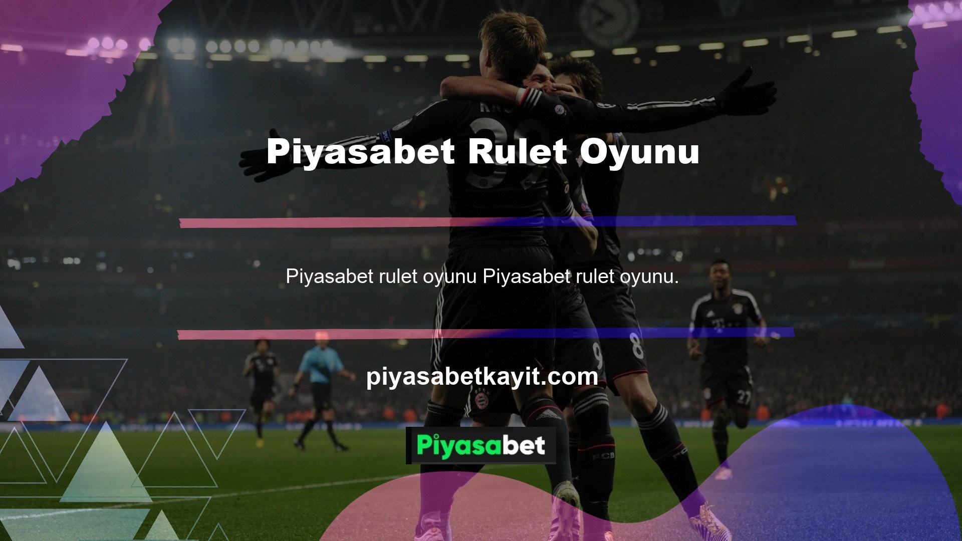 Piyasabet ruleti eğlenceli ve eğlenceli! Online casino oyunları, rulet oyunlarından para kazanan yeni bir bahis sitesine sahiptir